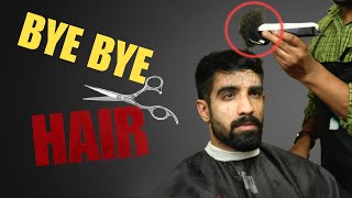 Bye Bye Hair✂️  Buzz Cut Tutorial  Short Hair Men Mens Hairstyle Tutorial Face shapes [upl. by Ziwot]