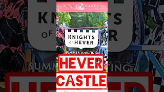 Hever Castle Knights of Hever Jousting castle jousting englandtour londonlife england londonuk [upl. by Neelloc]