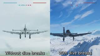 BF5  Stuka Dive Breaks Comparison [upl. by Ahsyekal]