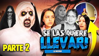 SE LAS QUIERE LLEVAR LA MONJA A NUESTRAS AMIGAS 😱 BR0MA DE TERROR PARTE 2 👹 [upl. by Dame]