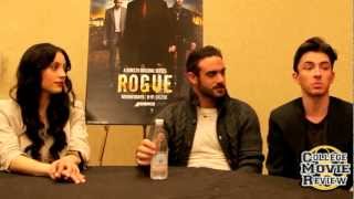 Rogue Joshua Sasse Matthew Beard amp Leah Gibson Interview [upl. by Epotimet433]