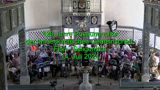 120 Jahre Posaunenchor LKG FlohSeligenthal 14072024 Kirche Floh [upl. by Nutter]