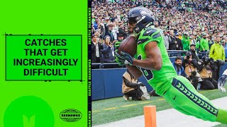 Seahawks Catches That Get Increasingly Difficult [upl. by Genet]