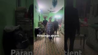 paraplegia paralysis muscle strenght guru reels reel physiotherapy treanding trend gym [upl. by Alek]