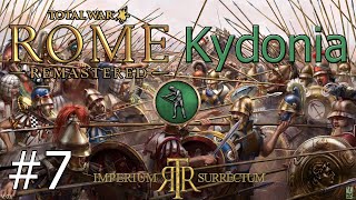 Lets Play Total War Rome Remastered  Imperium Surrectum  Kydonia  Part 7 Knossos VS Kydonia [upl. by Allene]