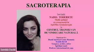 SACROTERAPIA  invitată Dr Nadia Todericiu [upl. by Harshman753]