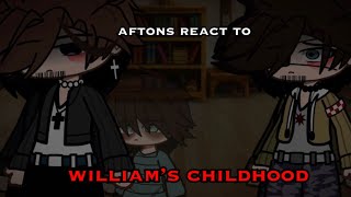 Aftons React To William’s Childhooddramawilliam angstFNaF gachagacha club [upl. by Relyhcs]