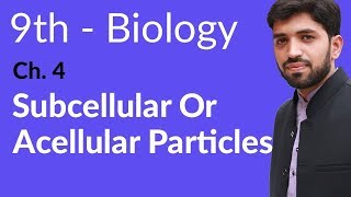 Matric part 1 Biology Subcellular or Acellular Particles  Ch 4 Cell  9th Class Biology [upl. by Ecidnac]