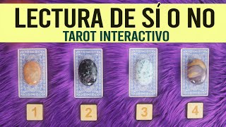 LECTURA DE SÍ O NO  Pregunta lo que desees  Tarot interactivo 🔮✨ [upl. by Eelessej]