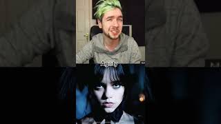 Jacksepticeye vs Wednesday jennaortega jacksepticeye wednesday antisepticeye [upl. by Howey670]