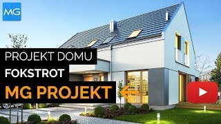 Projekt domu Fokstrot MG Projekt  13027 m2  koszt budowy 201 tys zł [upl. by Laureen]