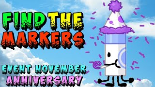 Find The Markers 💖 1 Badge 💖ROBLOX 💖 Event November [upl. by Gabbie]