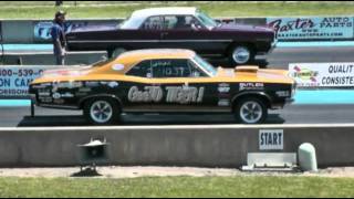 Jim Wangers GeeTO Tiger at the 2011 Jim Wangers GTOAA Drags [upl. by Imotih]