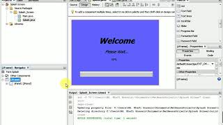 How to make Splash Screen in java [upl. by Searcy820]