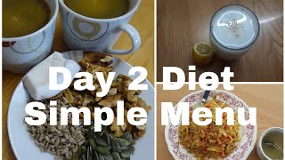 My Day 2 Diet Simple Menu [upl. by Lynde]