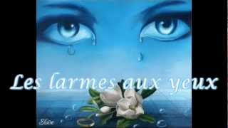 Jeane Manson  Les larmes aux yeuxparoles lyrics karaoke [upl. by Nailliw322]