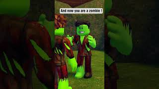 Roblox Story Edit  The Zombie became his Friend on Roblox Part 1 roblox animation shorts [upl. by Narmi]