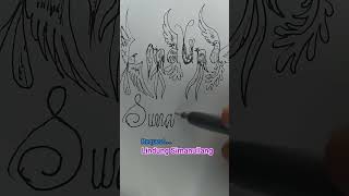 Lindung Simanullang art tulisindah calligraphy [upl. by Htnamas102]