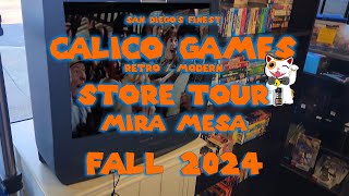 Retro Game Store Fall 2024 Store Tour  Calico Games Mira Mesa San Diego [upl. by Cone893]