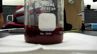 Synthesis of Methyl Orange time lapse video [upl. by Alilak]