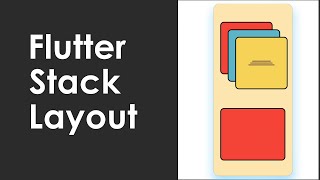 Flutter Stack Layout  Flutter Positioned Widget For Beginners [upl. by Yelreveb]