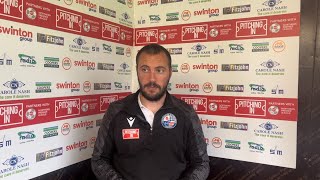 POSTMATCH Harriman amp Heath speak on FA Trophy exit [upl. by Bernarr]