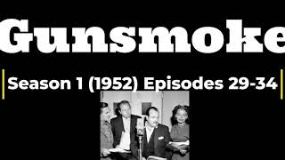 Radio Gunsmoke Season 1 1952 Episodes 2934 [upl. by Adirf]