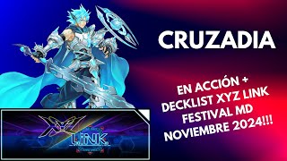 CRUZADIA EN ACCIÓN  DECKLIST XYZ LINK FESTIVAL MASTER DUEL NOVIEMBRE 2024 [upl. by Avra]