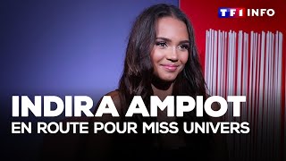 Comment Indira Ampiot se prépare pour Miss Univers｜TF1 INFO [upl. by Tteraj]