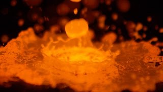 1200°C Molten Copper in Slow Motion  The Slow Mo Guys [upl. by Gonagle]