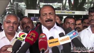 MDMK Vaiko React to DMDK Premalatha Vijaykanth Statement [upl. by Donahoe678]