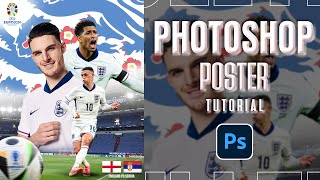 Photoshop Tutorial Design a Professional Matchday Poster [upl. by Niak]