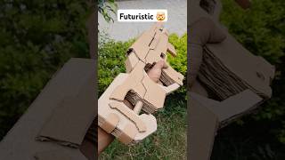 Cardboard gun futuristic and tactical reloads tacticalreload reload shorts [upl. by Alyehs398]