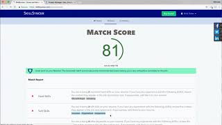 SkillSyncer  Score and Match your Resume to a Job [upl. by Alis]