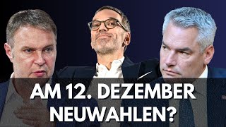 Wird Herbert Kickl nun doch Bundeskanzler 12 Dezember entscheidet [upl. by Litsyrk377]