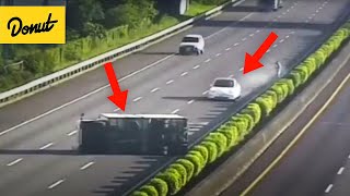 Why This SelfDriving Tesla Car Hit That Truck  Bumper 2 Bumper  Donut Media [upl. by Loar363]