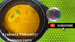 Kannur style Ayakoora Fish curry Naimeen curry 🍛 king fish currytasty yummy trending cooking [upl. by Salomi]