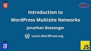 Introduction to WordPress Multisite Networks [upl. by Elyrpa]