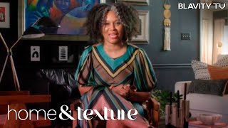 Laquita Tate’s Modern Art Deco Love Nest  Home and Texture House Tours [upl. by Nnairb]