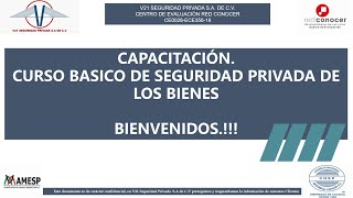 1ER DIA CURSO BASICO DE SEGURIDAD PRIVADA DE LOS BIENES 2023 [upl. by Rosinski]