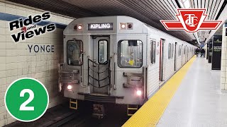 TTC BloorDanforth Subway Rides and Views [upl. by Harbert777]