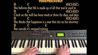 3AM Matchbox 20 Piano Cover Lesson in G with ChordsLyrics G C D Em [upl. by Audri]