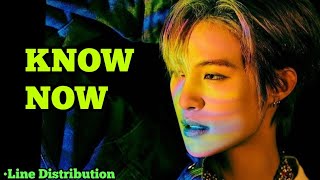 NCT U  KNOW NOW Line Distribution [upl. by Erehs31]