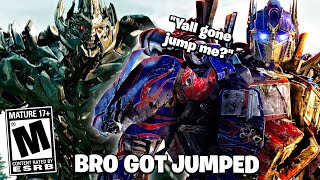 When OPTIMUS PRIME got BODIED by MEGATRON [upl. by Erhart]