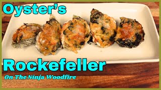 Amazing Oysters Rockefeller on the ninja woodfire [upl. by Athenian]