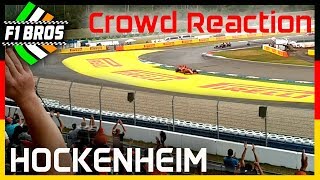 Hockenheim 2019 LIVE  Last Lap Crowd goes crazy Vettel almost spins [upl. by Trela]