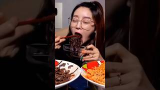 EXTREME SPICY 🌶️ NOODLES CHALLENGE  BULDAK 2X SPICY 🥵 RAMEN VS GHOST PAPER NOODLES 🍝 bigbites [upl. by Nnahtebazile]