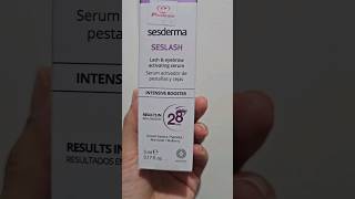 Mi experiencia con Sesderma SESLASH un SERUM activador de CEJAS y PESTAÑAS 👀 [upl. by Aynik]