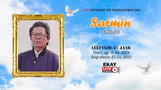 🔴 LIVE │Uitvaart amp Begrafenis van Sarmin Kidjo [upl. by Sirromad]