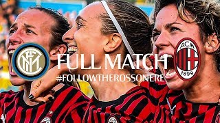 Full Match  Inter 13 AC Milan  Serie A Women 201920 [upl. by Mlawsky]